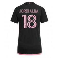 Inter Miami Jordi Alba #18 Bortatröja Dam 2023-24 Korta ärmar